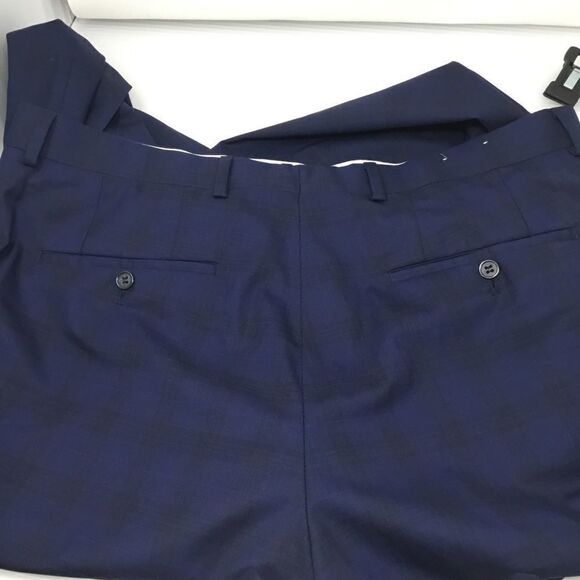 Italian Wool Super 150’s Check Dress Pants (G5) - Picture 7 of 7